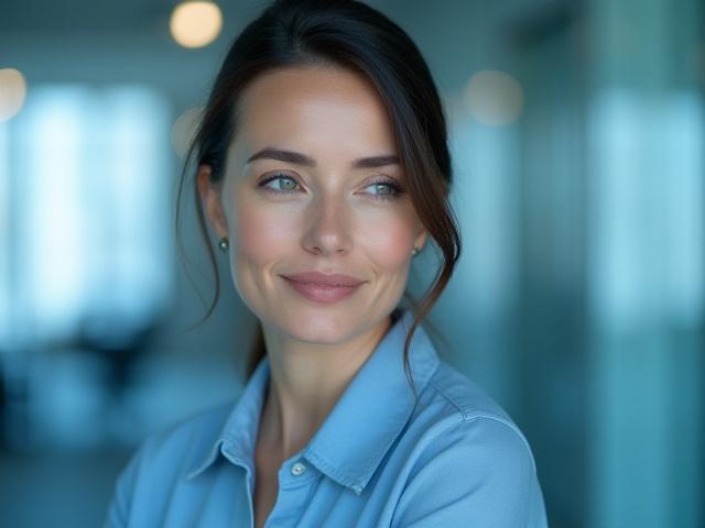 Портрет Алии Жексеновой, Data Science Team Lead в Jusan Bank.